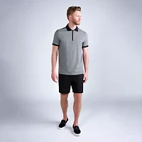Haggar Mens 7" Mid Rise Stretch Fabric Moisture Wicking Quick Dry Golf Short