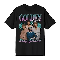 Mens Short Sleeve Golden Girls Graphic T-Shirt