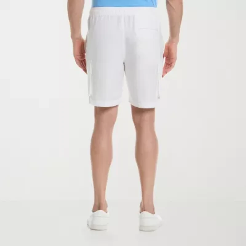 Cubavera Drawstring Mens 8" Mid Rise Cargo Short