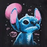 Unisex Adult Crew Neck Short Sleeve Classic Fit Lilo & Stitch Big and Tall Graphic T-Shirt