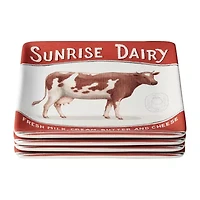 Certified International Vintage Farm 4-pc. Ceramic Salad Plate