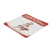 Certified International Vintage Farm Ceramic Serving Platter