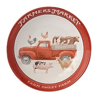 Certified International Vintage Farm Ceramic Serving Bowl