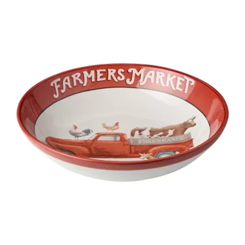 Certified International Vintage Farm Ceramic Serving Bowl