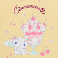 Cinnamoroll Boyfriend Womens Juniors Crew Neck Short Sleeve Regular Fit Hello Kitty Graphic T-Shirt