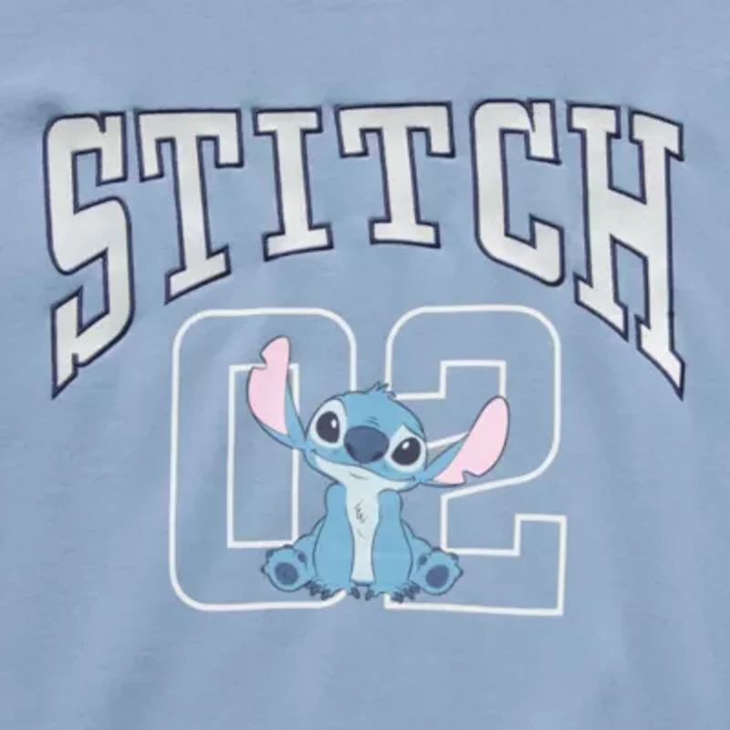 Womens Crew Neck Long Sleeve Lilo & Stitch Juniors Sweatshirt