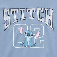 Womens Crew Neck Long Sleeve Lilo & Stitch Juniors Sweatshirt