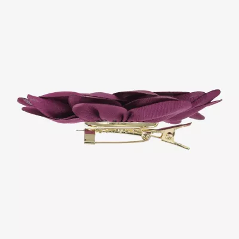Bijoux Bar Gold Tone Glass Brooch