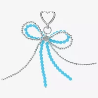 Bijoux Bar Silver Tone Bow Bag Charm
