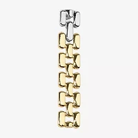 Bold Elements Two Tone Womens Drop Earrings