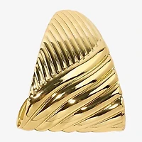 Bold Elements Gold Tone Womens 1 3/4 Inch Hoop Earrings