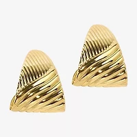 Bold Elements Gold Tone Womens 1 3/4 Inch Hoop Earrings