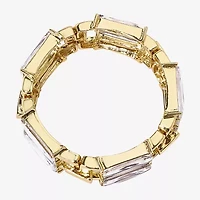 Bold Elements Gold Tone Womens Stretch Bracelet