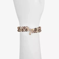 Liz Claiborne Gold Tone Womens Wrap Bracelet