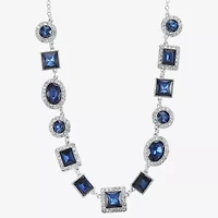Monet Jewelry Halo Womens 17 Inch Collar Necklace