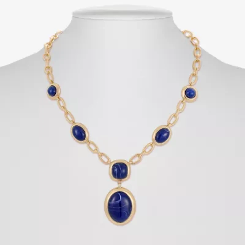 Monet Jewelry Gold Tone Womens 18 Inch Y Necklace