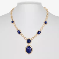 Monet Jewelry Gold Tone Womens 18 Inch Y Necklace