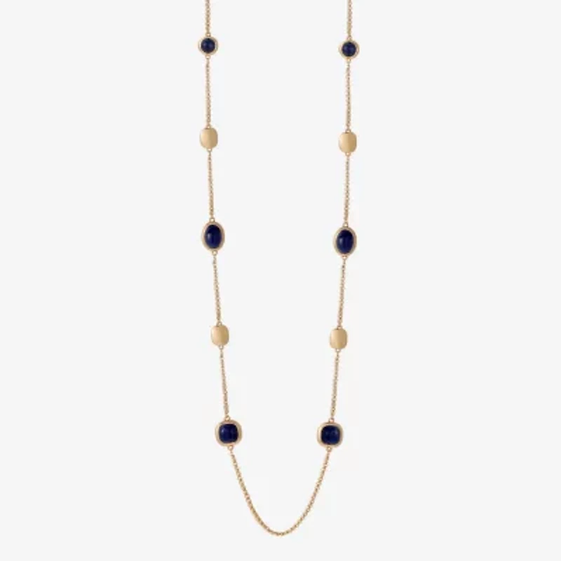 Monet Jewelry Gold Tone Womens 36 Inch Strand Necklace