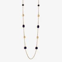 Monet Jewelry Gold Tone Womens 36 Inch Strand Necklace