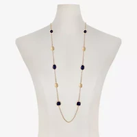 Monet Jewelry Gold Tone Womens 36 Inch Strand Necklace