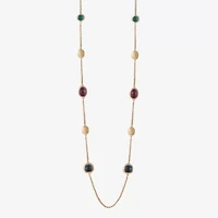 Monet Jewelry Gold Tone Womens 36 Inch Strand Necklace