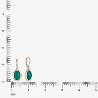 Monet Jewelry Gold Tone Womens Oval Drop Earrings