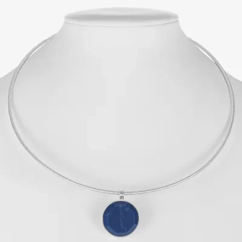 Liz Claiborne Circle Womens 18 Inch Pendant Necklace