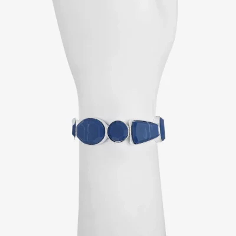 Liz Claiborne Multi Shape Womens Oval Stretch Bracelet