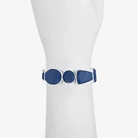 Liz Claiborne Multi Shape Womens Oval Stretch Bracelet