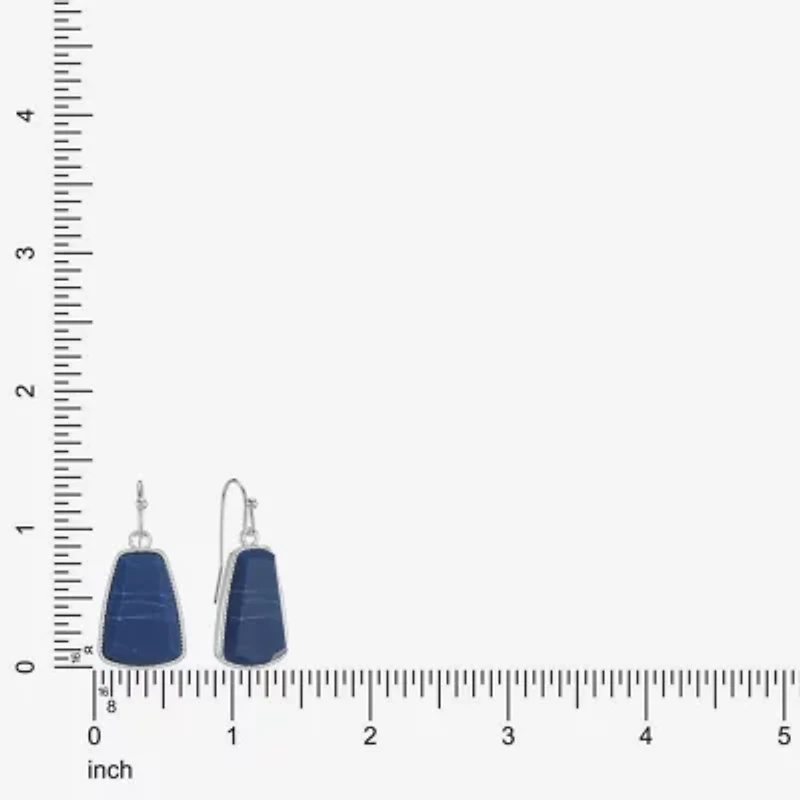 Liz Claiborne Hexagon Womens Drop Earrings