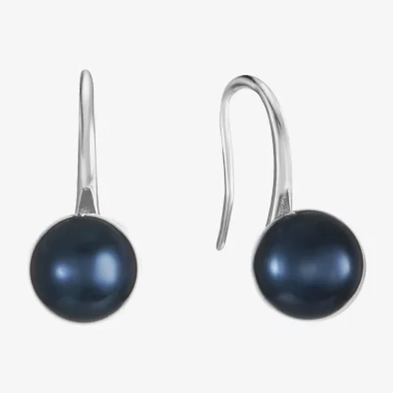 Monet Jewelry Timeless Womens Simulated Pearl Round Drop Earrings