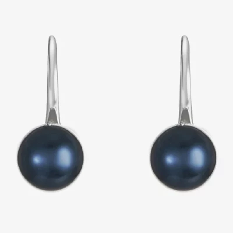 Monet Jewelry Timeless Womens Simulated Pearl Round Drop Earrings