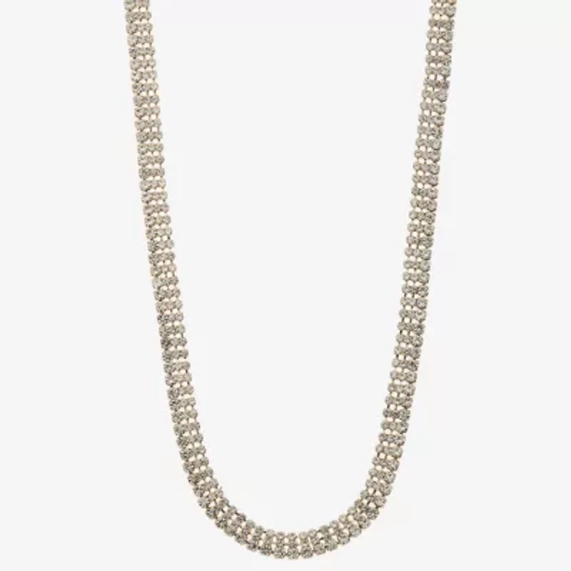 Monet Jewelry Timeless Gold Tone Womens 18 Inch Collar Necklace