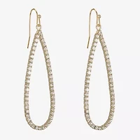 Monet Jewelry Timeless Gold Tone Womens Glass Drop Earrings