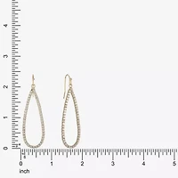 Monet Jewelry Timeless Gold Tone Womens Glass Drop Earrings