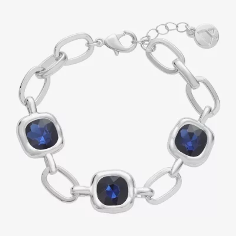 Liz Claiborne Womens Glass Square Strand Bracelets