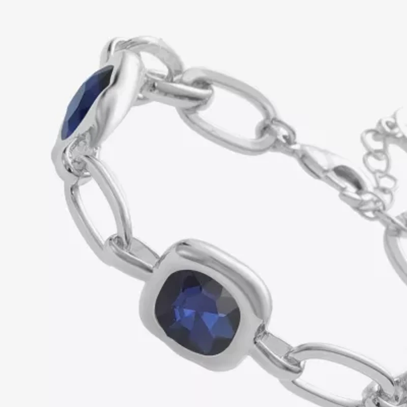 Liz Claiborne Womens Glass Square Strand Bracelets