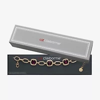 Liz Claiborne Womens Glass Square Strand Bracelets