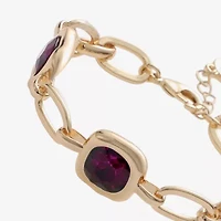 Liz Claiborne Womens Glass Square Strand Bracelets