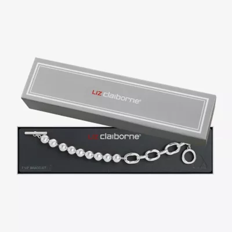 Liz Claiborne Toggle Womens Link Bracelet