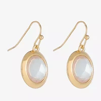 Liz Claiborne Gold Tone Womens Drop Earrings