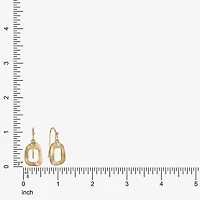Liz Claiborne Hammered Womens Drop Earrings
