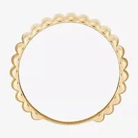 Womens 6MM 14K Gold Round Band