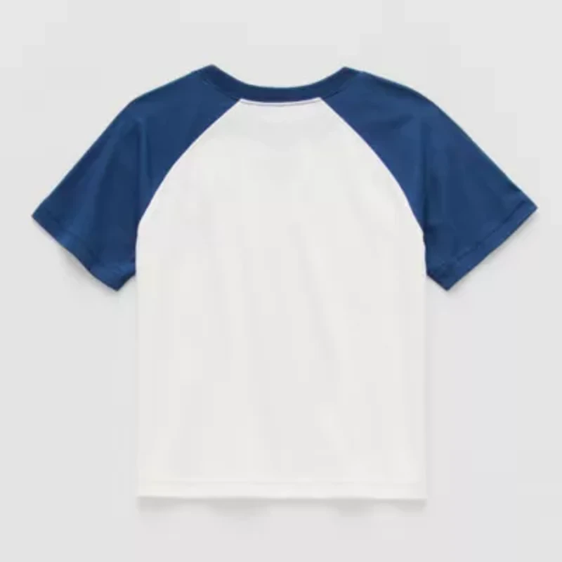 Okie Dokie Active Toddler & Little Boys Crew Neck Short Sleeve Regular Fit Graphic T-Shirt