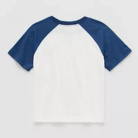 Okie Dokie Active Toddler & Little Boys Crew Neck Short Sleeve Regular Fit Graphic T-Shirt