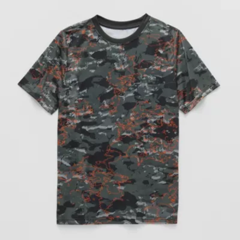 Xersion Little & Big Kid Boys Crew Neck Short Sleeve Regular Fit Graphic T-Shirt