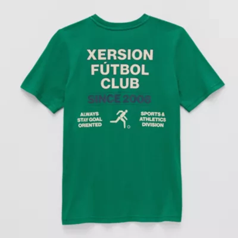 Xersion Little & Big Kid Boys Crew Neck Short Sleeve Regular Fit Graphic T-Shirt