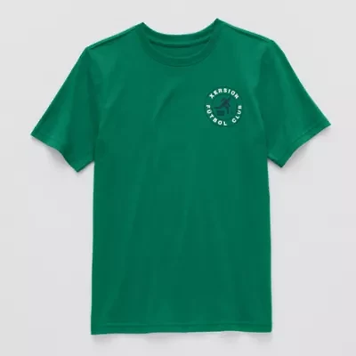 Xersion Little & Big Kid Boys Crew Neck Short Sleeve Regular Fit Graphic T-Shirt