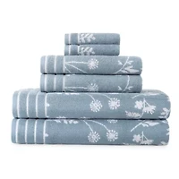 Linden Street Jacquard Floral Bath Towel