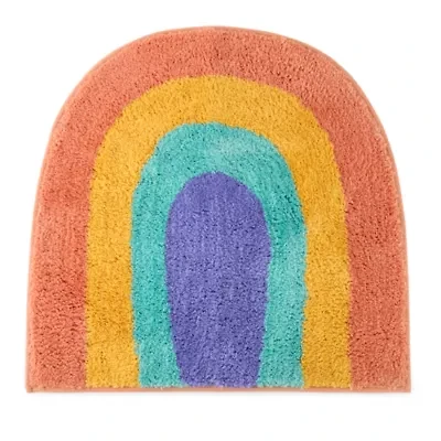 INK+IVY Kids Rainbow Bath Rug